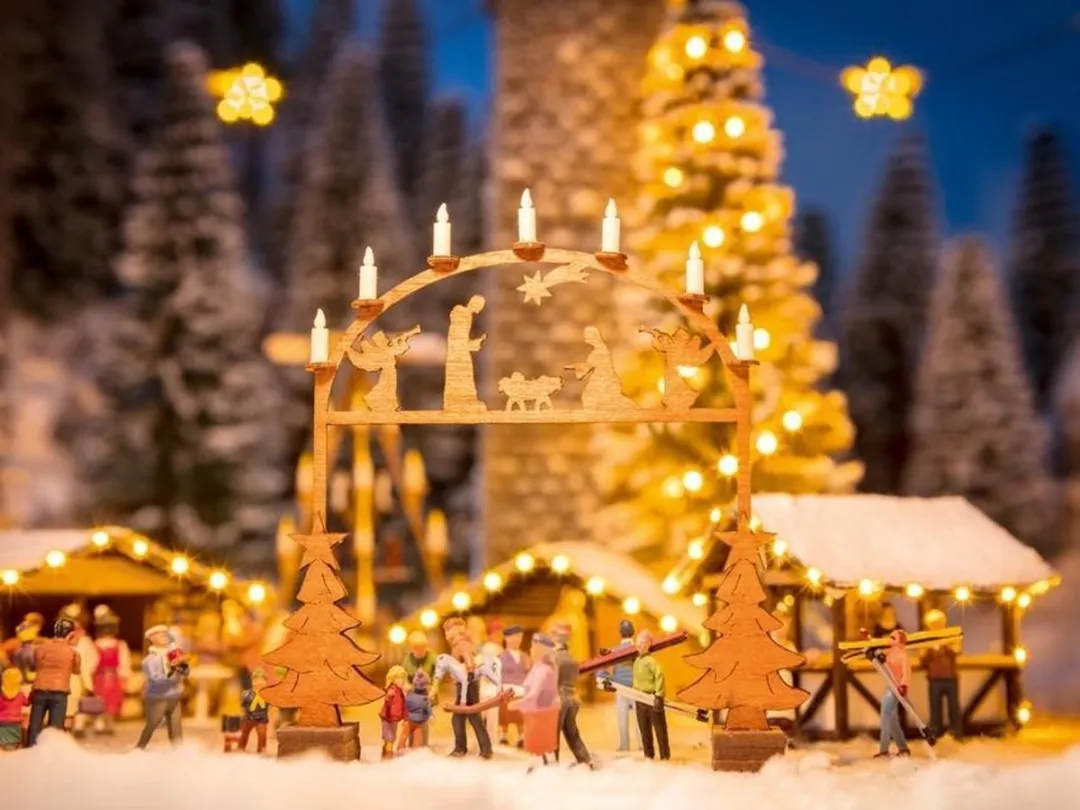 Noch Ingangsboog Kerstmarkt H0
