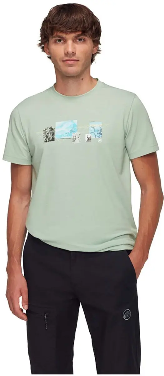 Mammut Mountain 3308m T-shirt Met Korte Mouwen Groen L Man