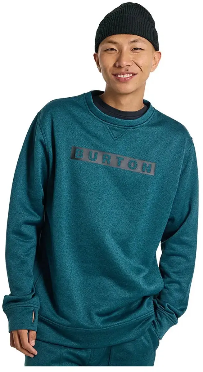 BURTON M Oak Crew d.emerald hth