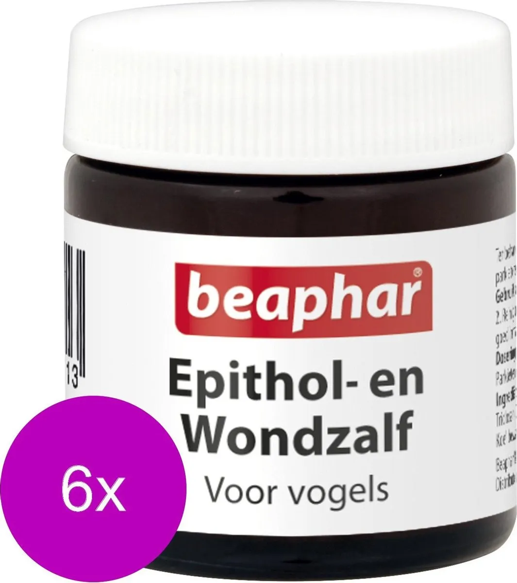 Beaphar Epithol Wondzalf - 6x25g