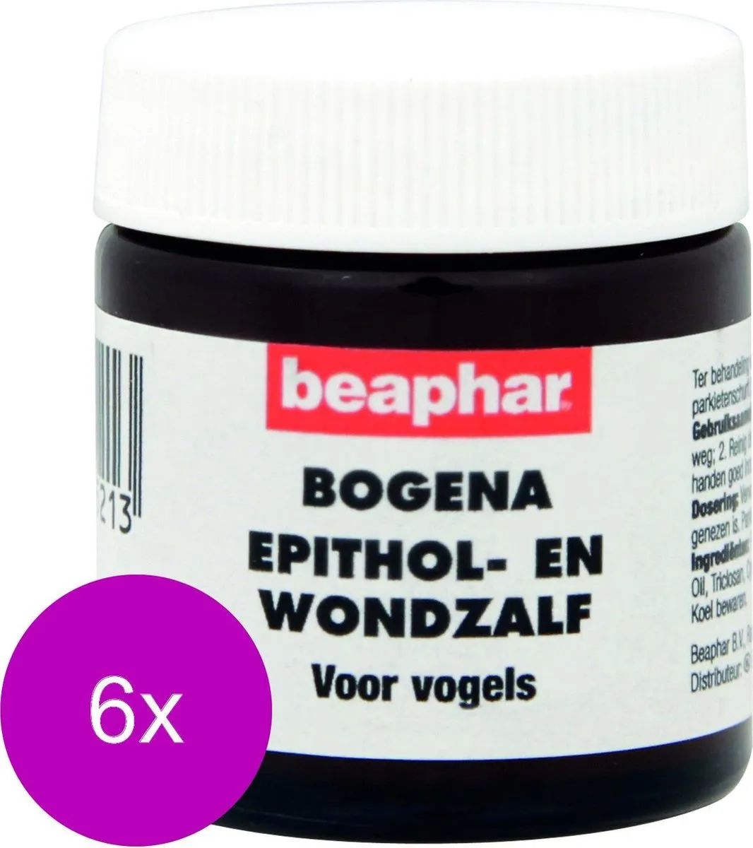Beaphar Epithol Wondzalf - 6x25g