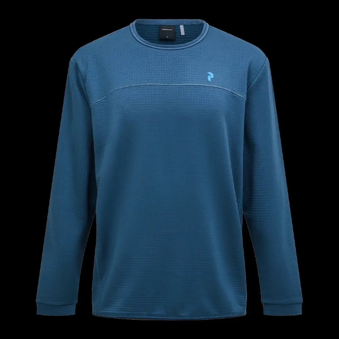 Trail Polartec® Power Grid™ Crew Fleece Heren Mountain Lake M