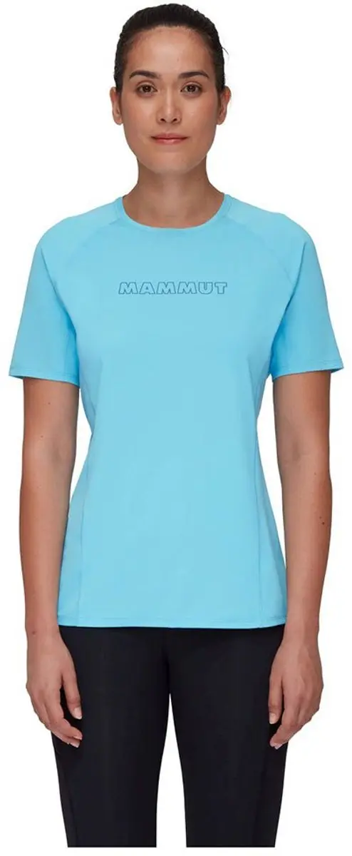 Mammut Selun Fl Logo T-shirt Met Korte Mouwen Blauw XL Vrouw