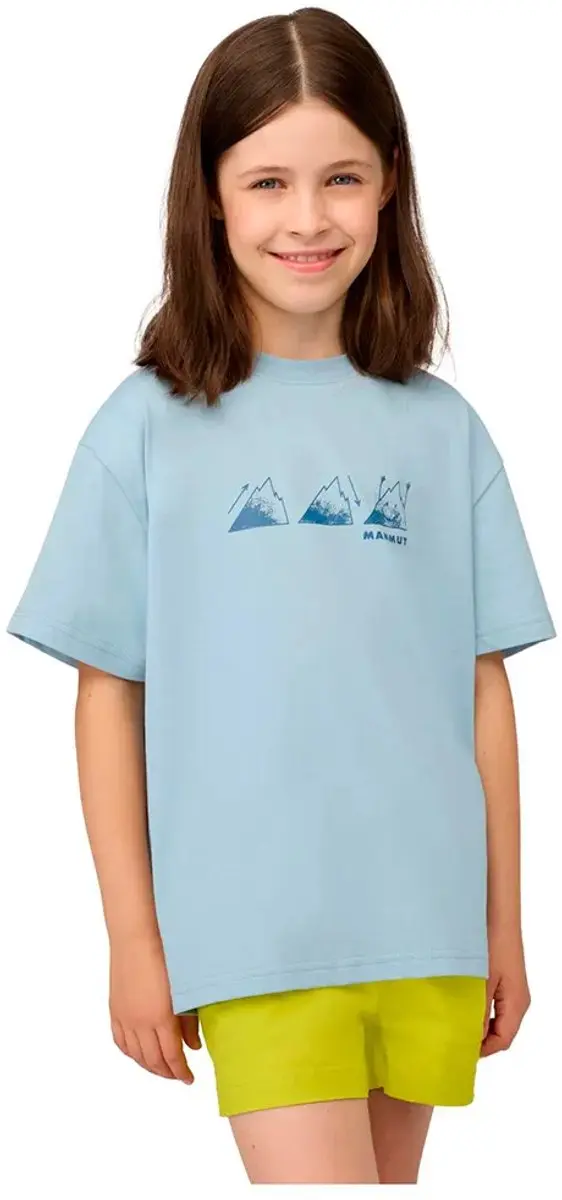 Mammut Base Playground T-shirt Met Korte Mouwen Blauw 152 cm Jongen