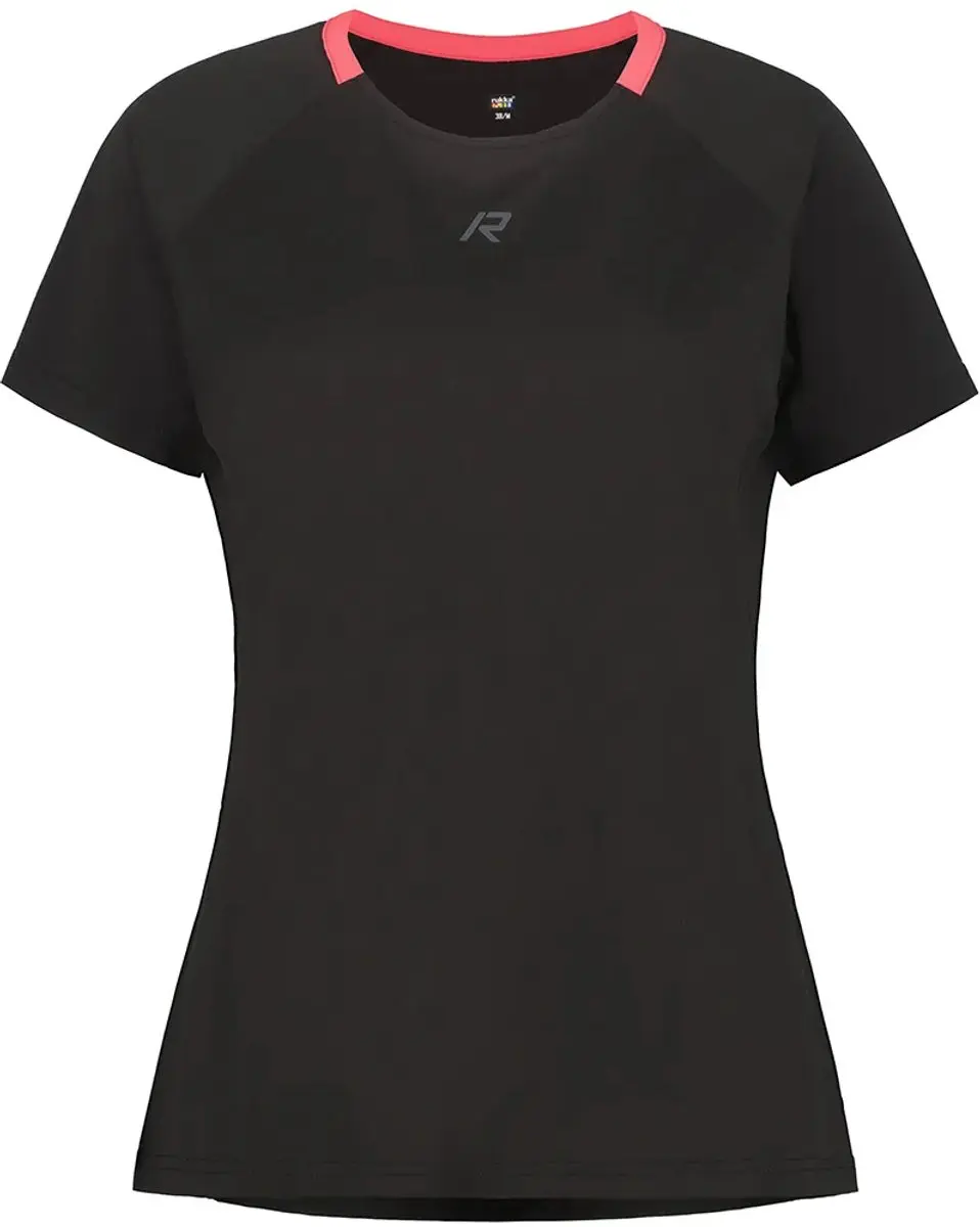 Rukka Maranta T-shirt Met Korte Mouwen Zwart 38 Vrouw