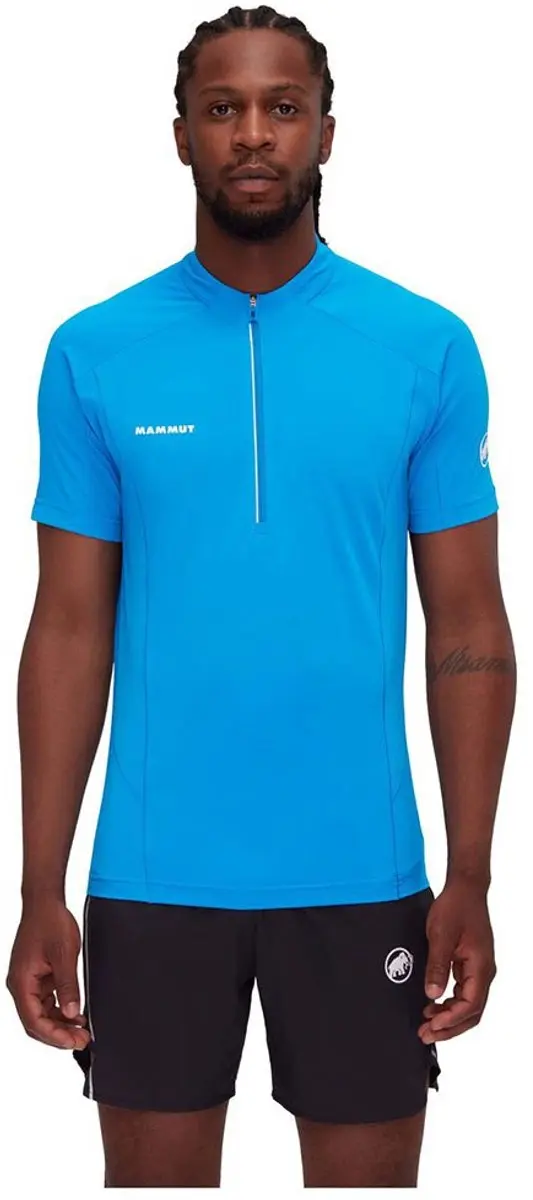 Mammut Aenergy Fl Zip T-shirt Met Korte Mouwen Blauw 2XL Man