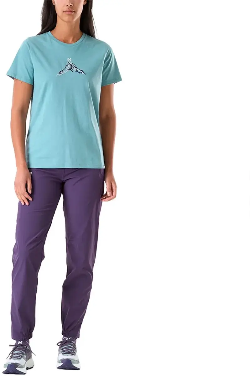 Millet Cimaï Climb T-shirt Korte Mouwen Dames - Blauw - afbeelding 3 van 6