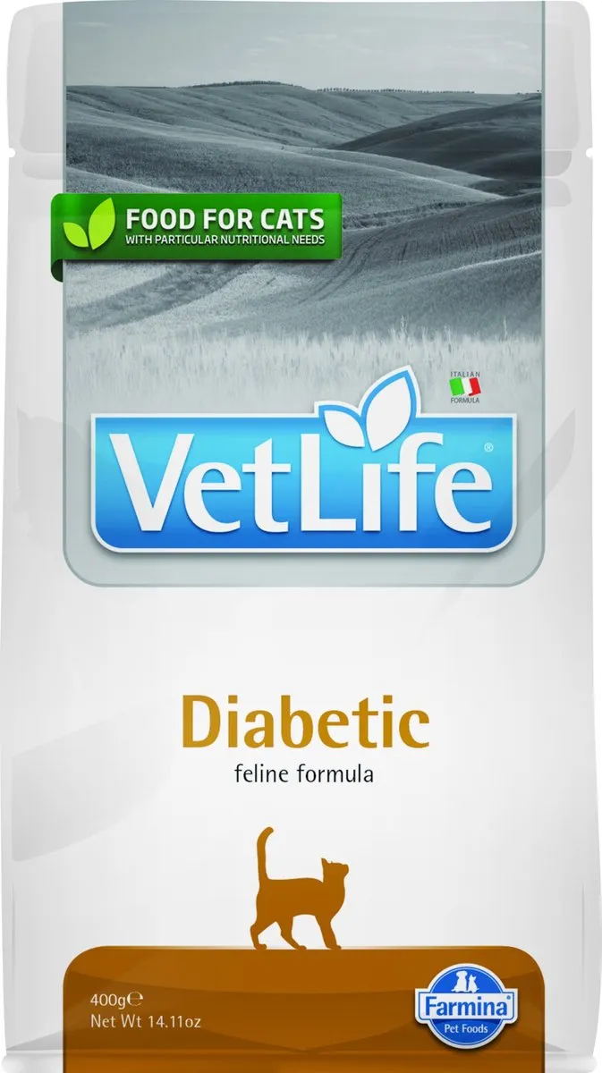 Farmina VetLife Diabetic Kattenvoer 400g