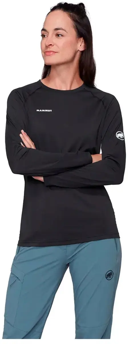 Mammut Ducan Fl T-shirt Met Lange Mouwen Zwart L Vrouw