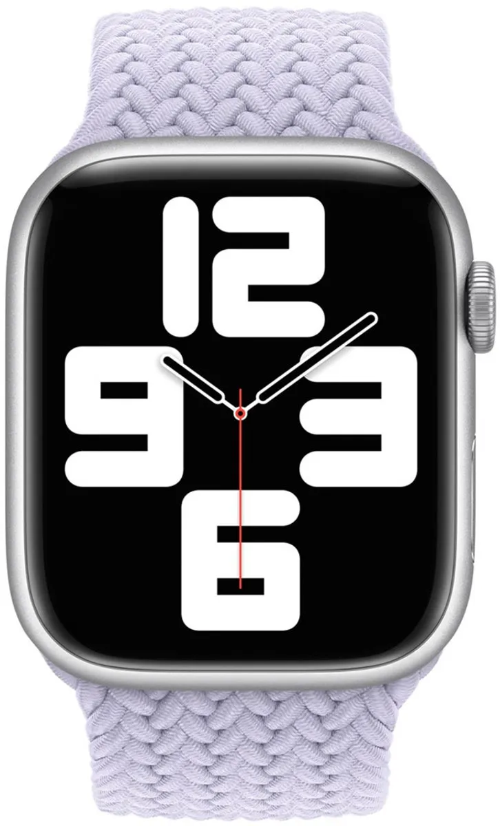 Apple Gevlochten Solobandje Apple Watch - 38/40/41/42mm - Purple Fog