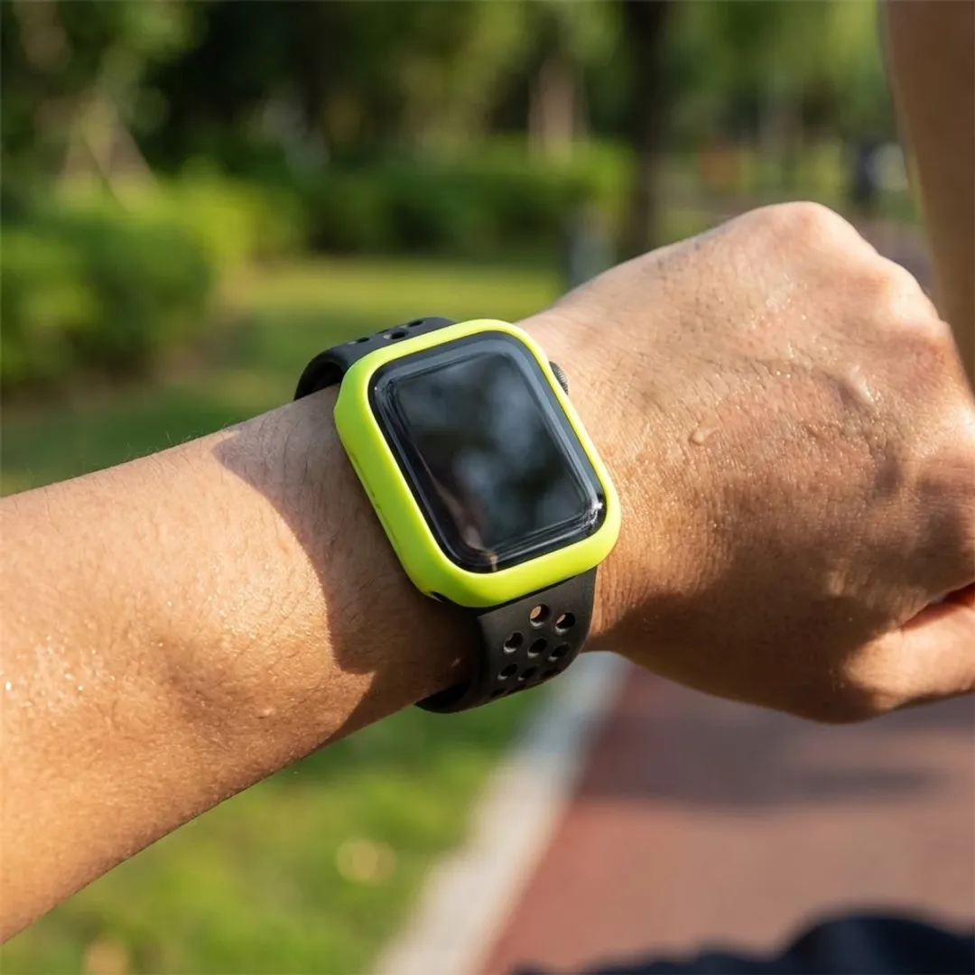 NUVEX Apple Watch Series 7/8/9 45mm Beschermhoes - 8-delig - Meerdere kleuren
