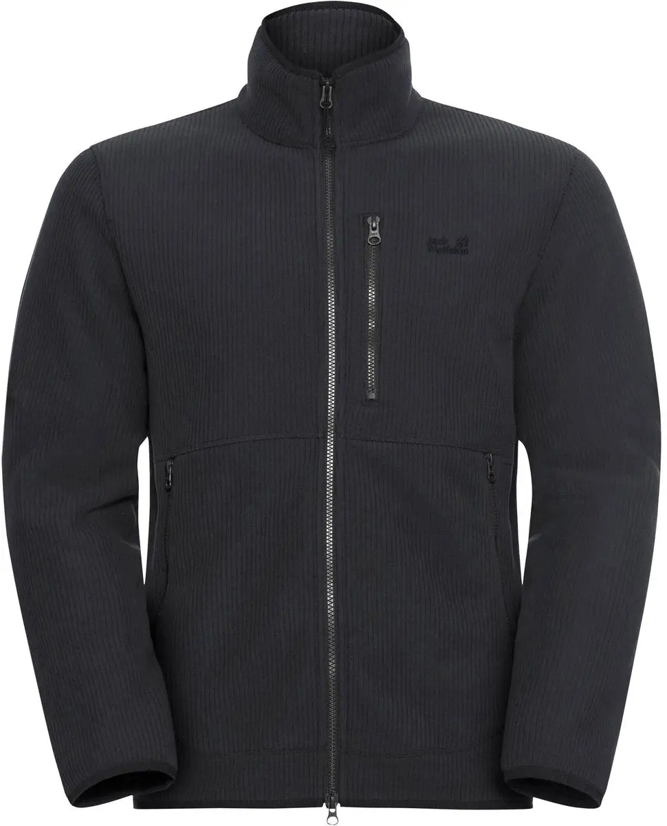 Jack Wolfskin Lake Ridge Heren Fleece - Zwart - XL - afbeelding 6 van 6
