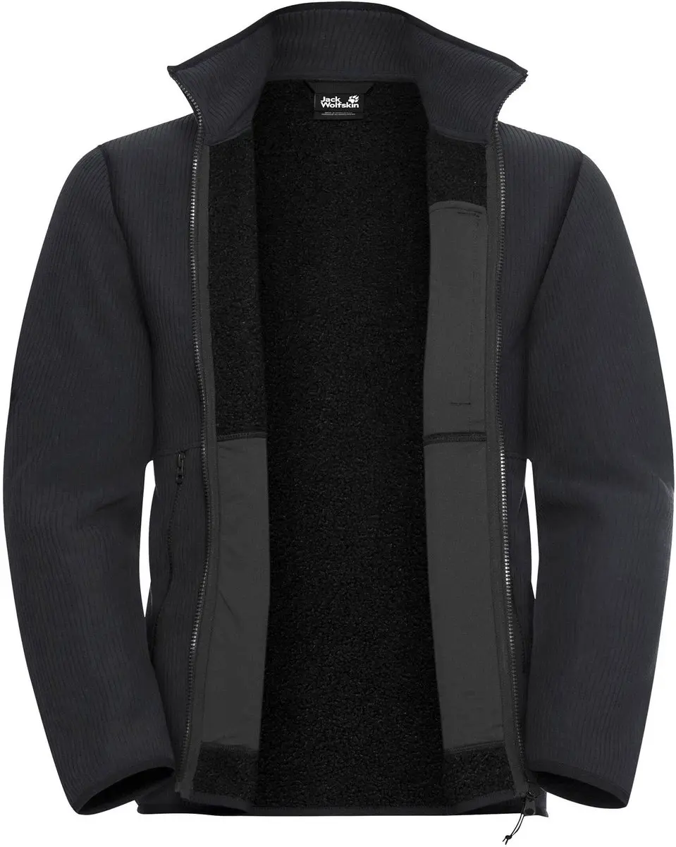 Jack Wolfskin Lake Ridge Heren Fleece - Zwart - XL - afbeelding 5 van 6