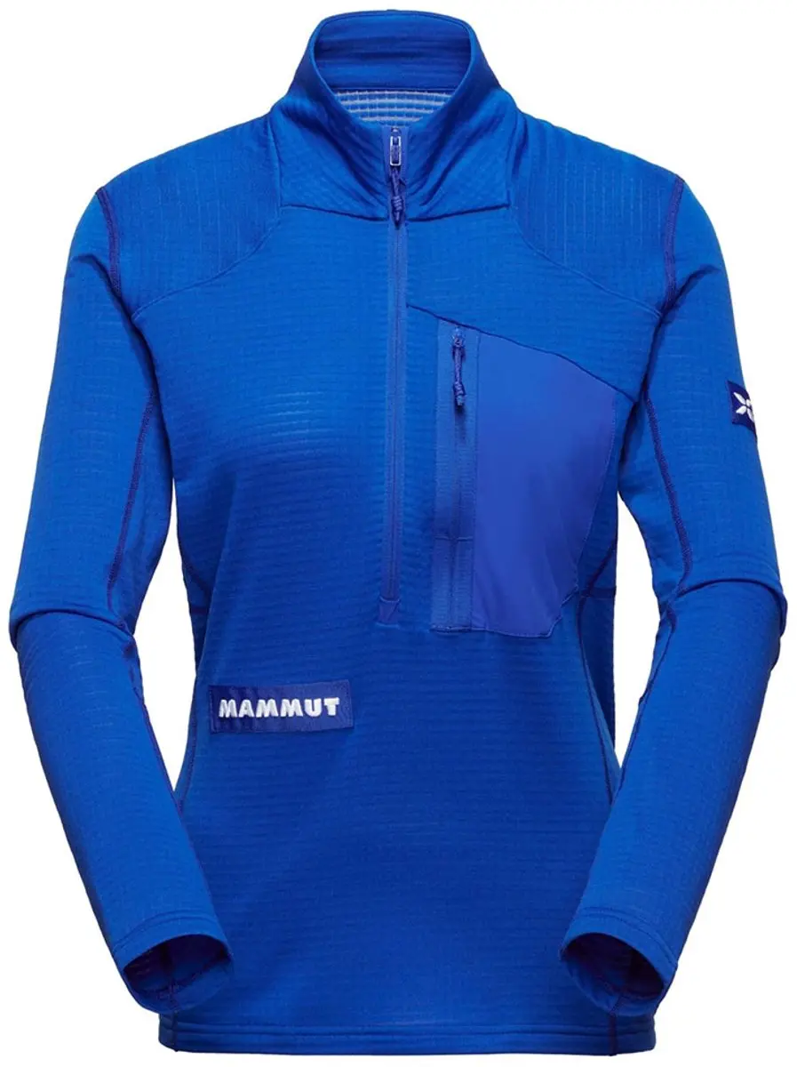 Mammut Eiger Nordwand Advanced Fl Sweatshirt Met Halve Rits Blauw M Vrouw