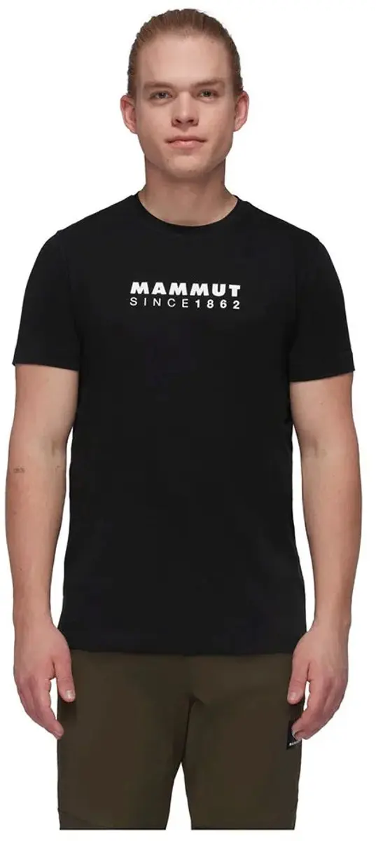 Mammut Core Logo T-shirt Met Korte Mouwen Zwart L Man