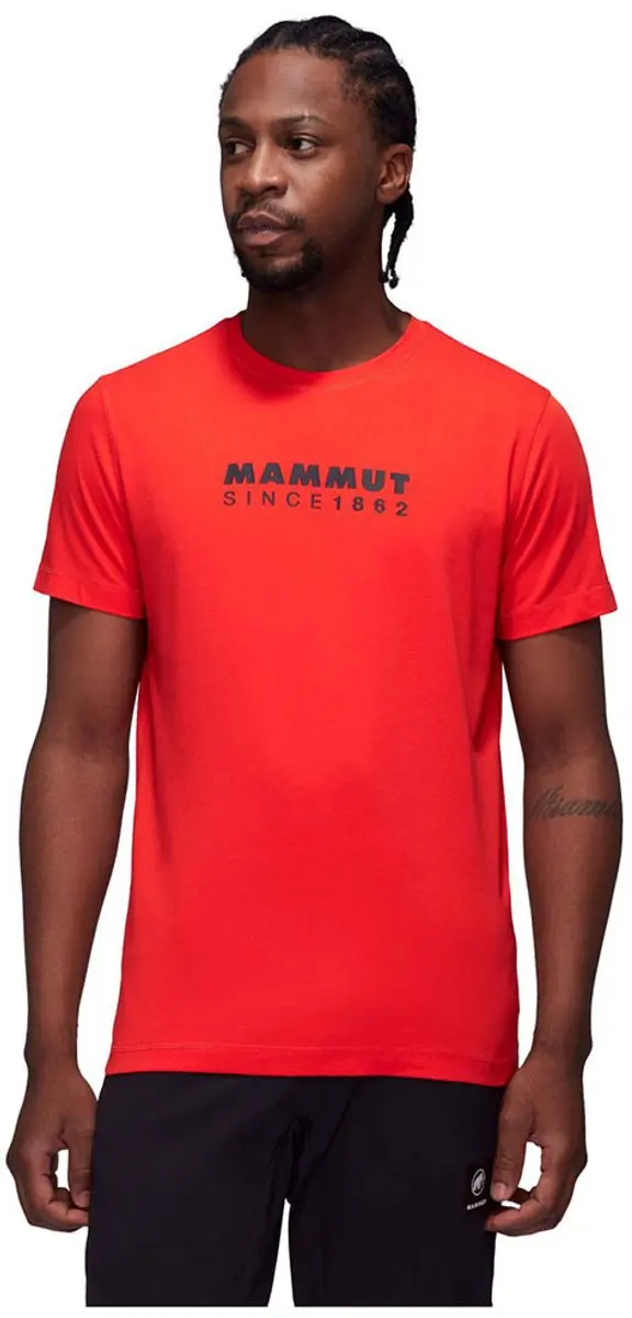 Mammut Core Logo T-shirt Met Korte Mouwen Rood M Man