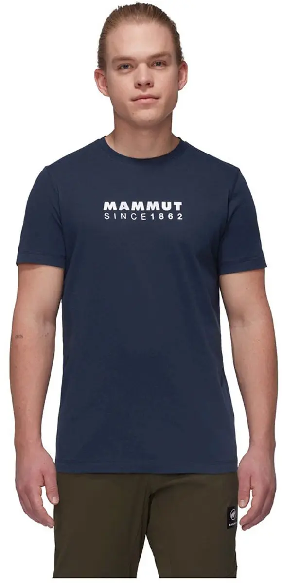 Mammut Core Logo T-shirt Met Korte Mouwen Blauw M Man