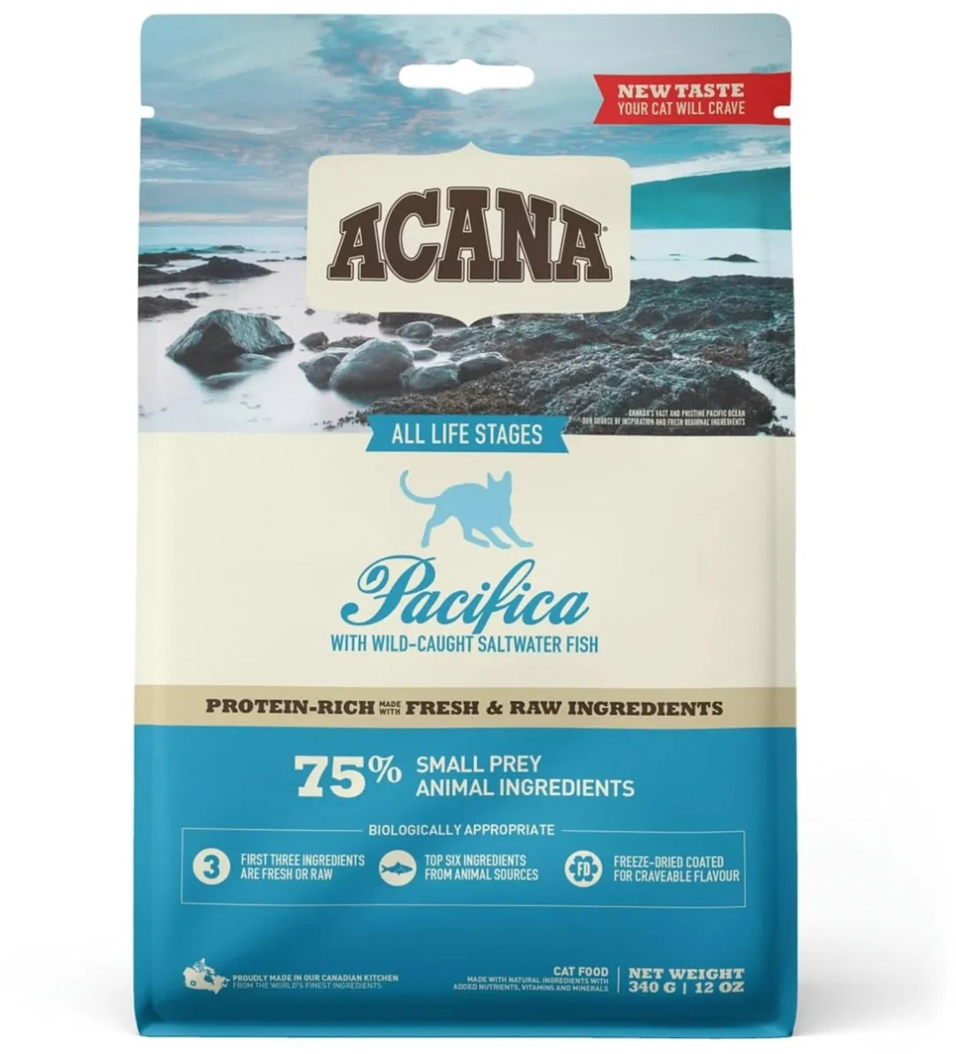 Acana Cat Pacifica Zeevis Kattenvoer 340g