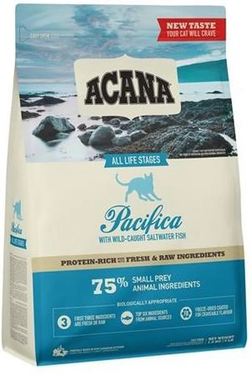 Acana Cat Pacifica Zeevis Kattenvoer 340g - afbeelding 6 van 6