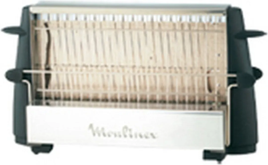 Moulinex A15453 Broodrooster 2 Sleuven - 4 Sandwiches - Zwart