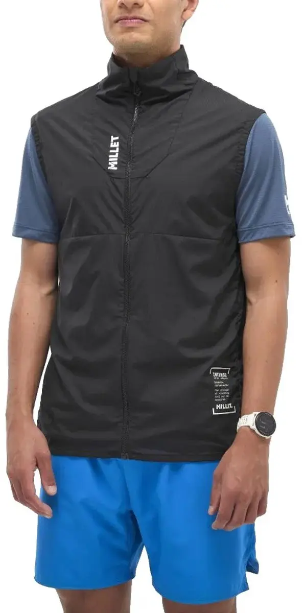 Millet Intense Windbreaker Vest Zwart L Man