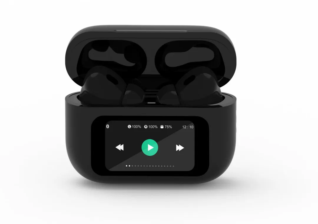 Gembird BT TWS-LCD-ANC-01-BK Oordopjes - Active Noise Cancelling - Zwart