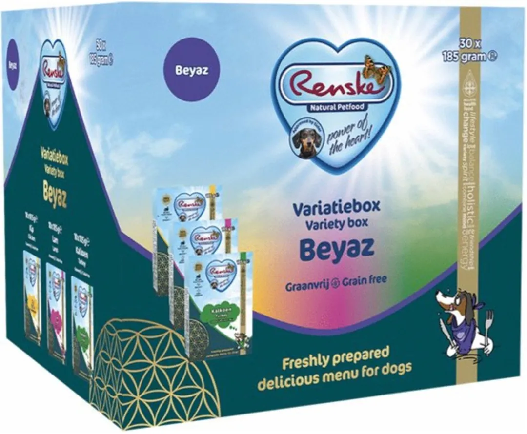 Renske Variatiebox Beyaz Hondenvoer