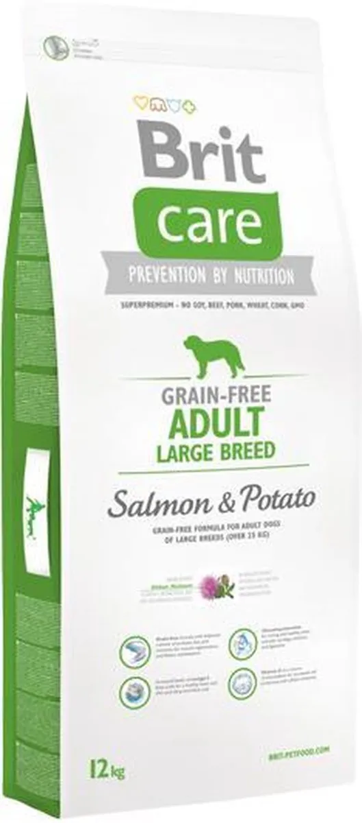Brit Care Adult Grain Free Large Breed Lams & Aardappel 12kg