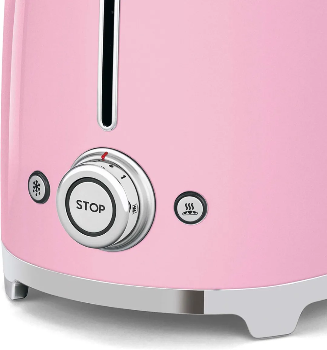 Smeg TSF02PKEU Broodrooster 1500W - Roze