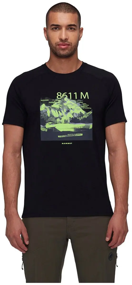 Mammut Mountain 8611m T-shirt Met Korte Mouwen Zwart XL Man