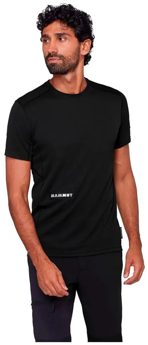 Mammut Eiger Nordwand Fl T-shirt Met Korte Mouwen Zwart L Man
