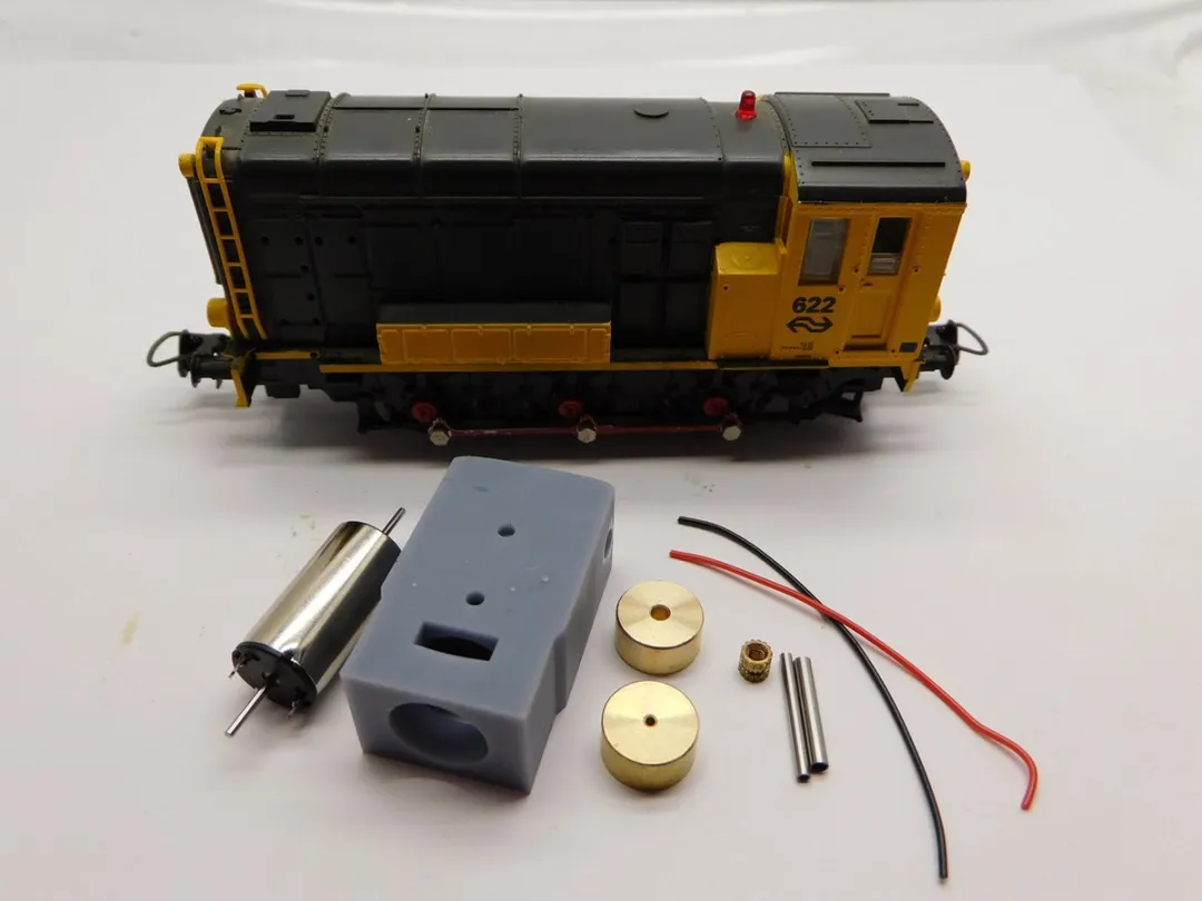 Roco HR011F Micromotor Ombouwset H0 - Geel/Zwart