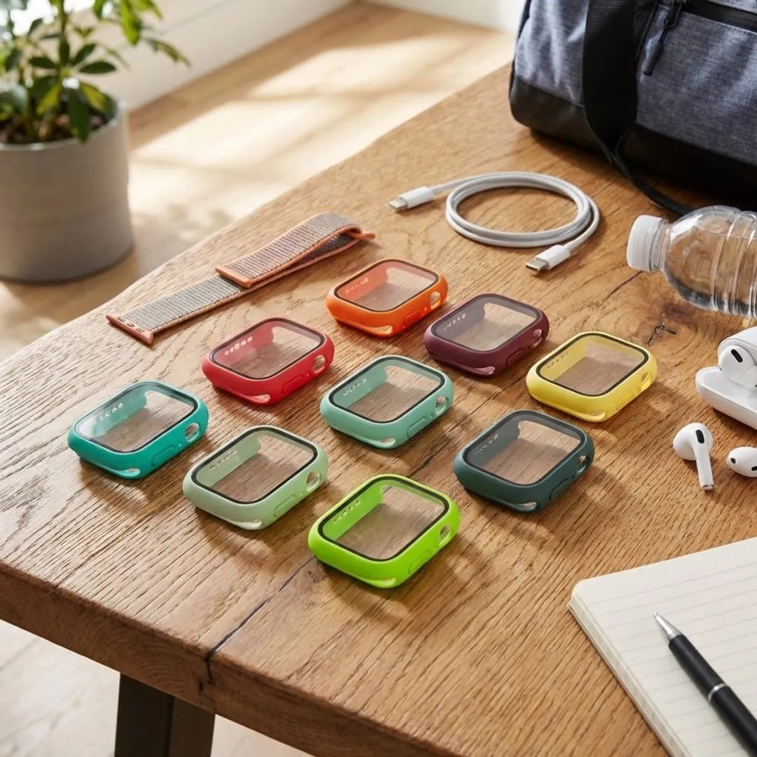 NUVEX Apple Watch Series 10 42mm Beschermhoes - 8-delig - Meerdere kleuren