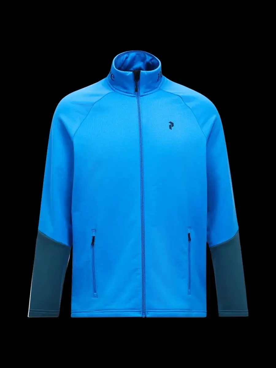 Rider Essentials Midlayer Zip Fleece Heren Azure Ascent/Mountain Lake M