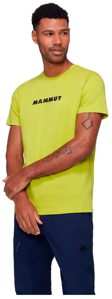 Mammut Core Logo T-shirt Met Korte Mouwen Geel S Man