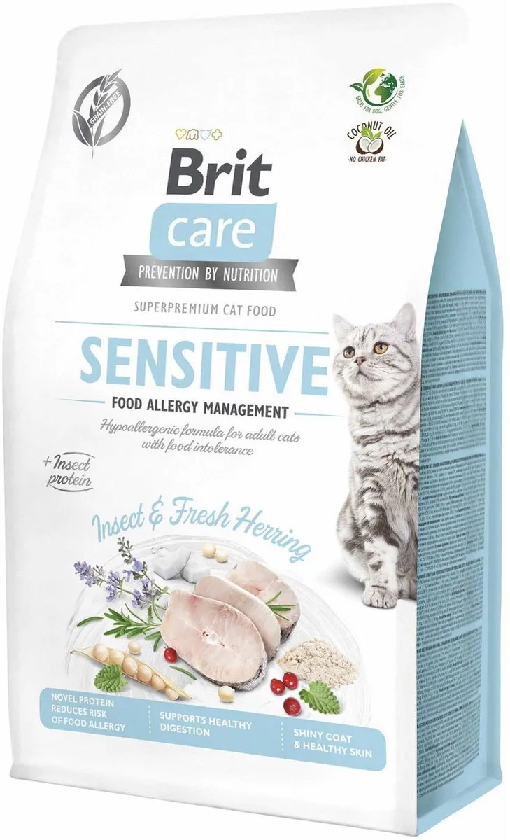 Brit Care Sensitive Food Allergy Management Insecten Kattenvoer