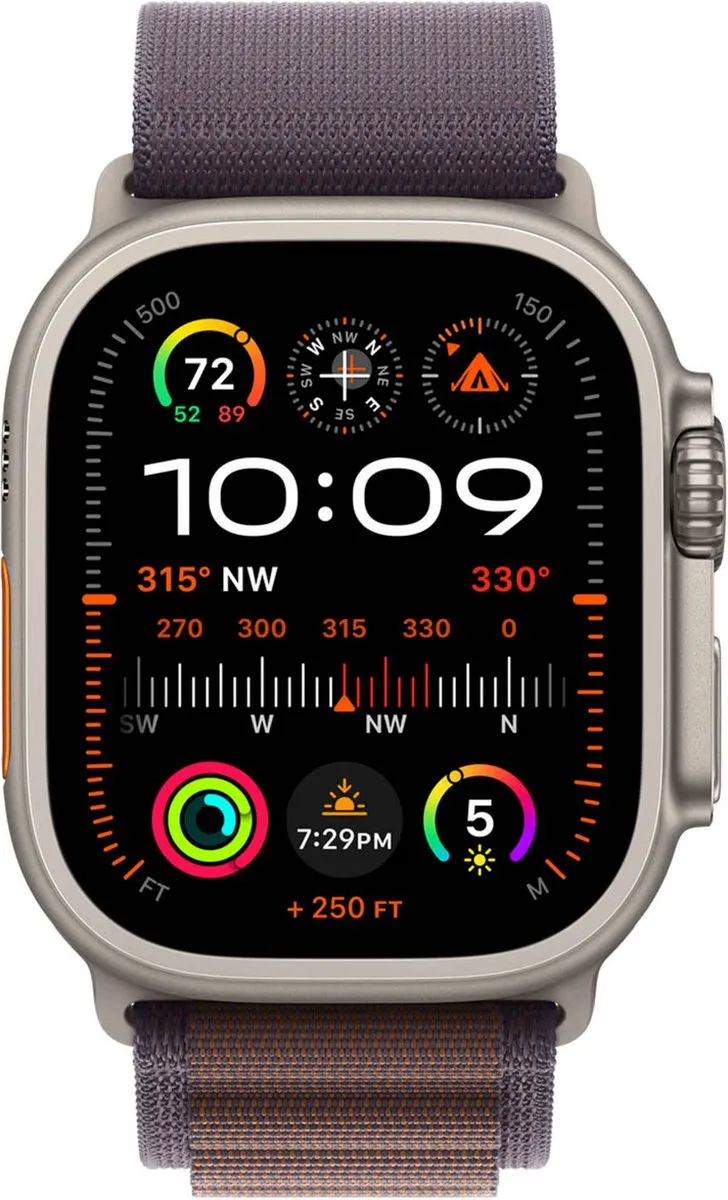 Apple Indigo Alpine Loop Smartwatchband - 49mm - Medium
