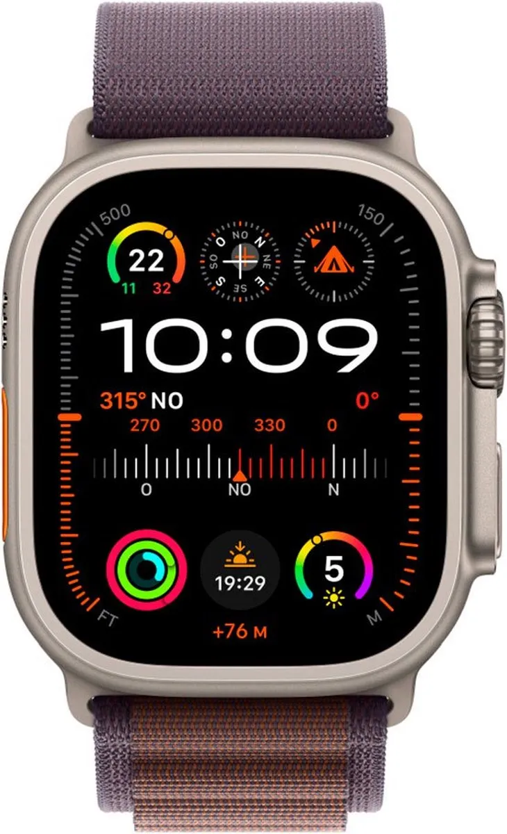 Apple Indigo Alpine Loop Smartwatchband - 49mm - Medium