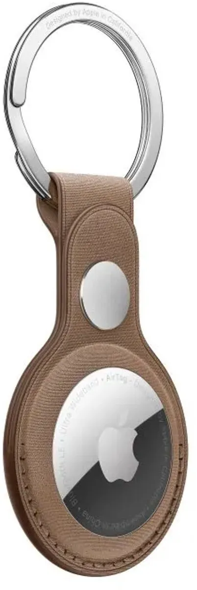 Apple FineWoven Sleutelhanger - AirTag - Taupe