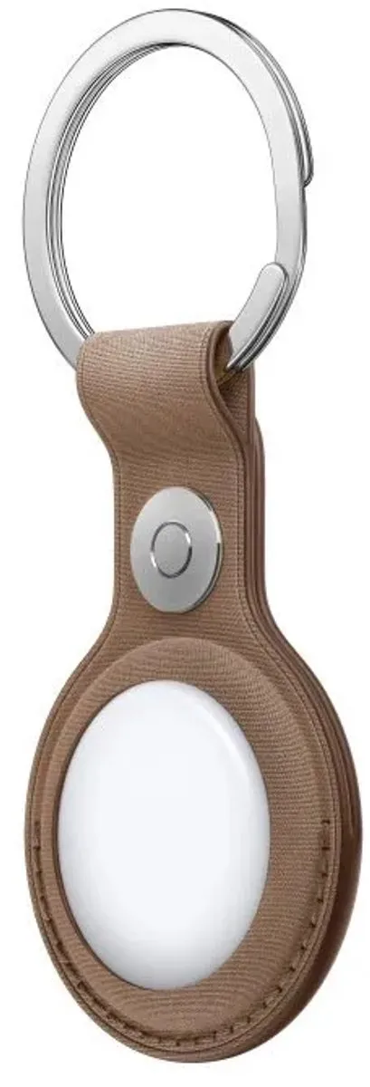 Apple FineWoven Sleutelhanger - AirTag - Taupe