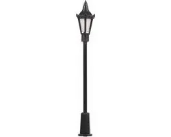 Faller H0 Led-parklantaarn Zeskantig - Wit/Zwart
