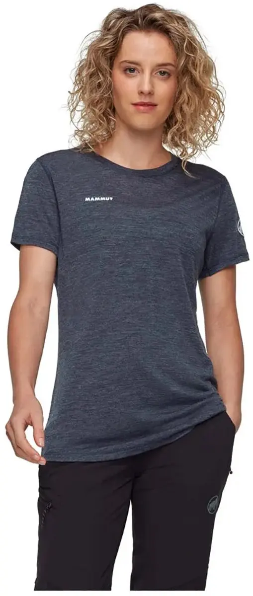 Mammut Tree Wool Fl T-shirt Met Korte Mouwen Grijs S Vrouw