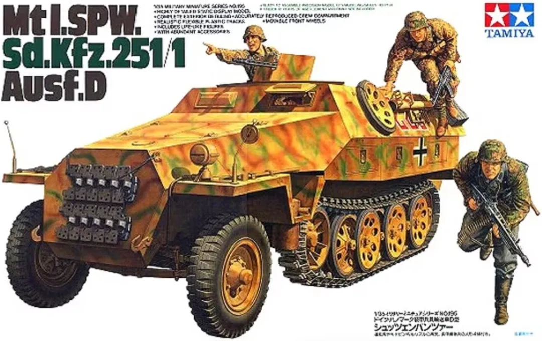 Tamiya 35195 Sd.Kfz.251/1 Ausf.D Personenwagen Modelbouwpakket 1:35