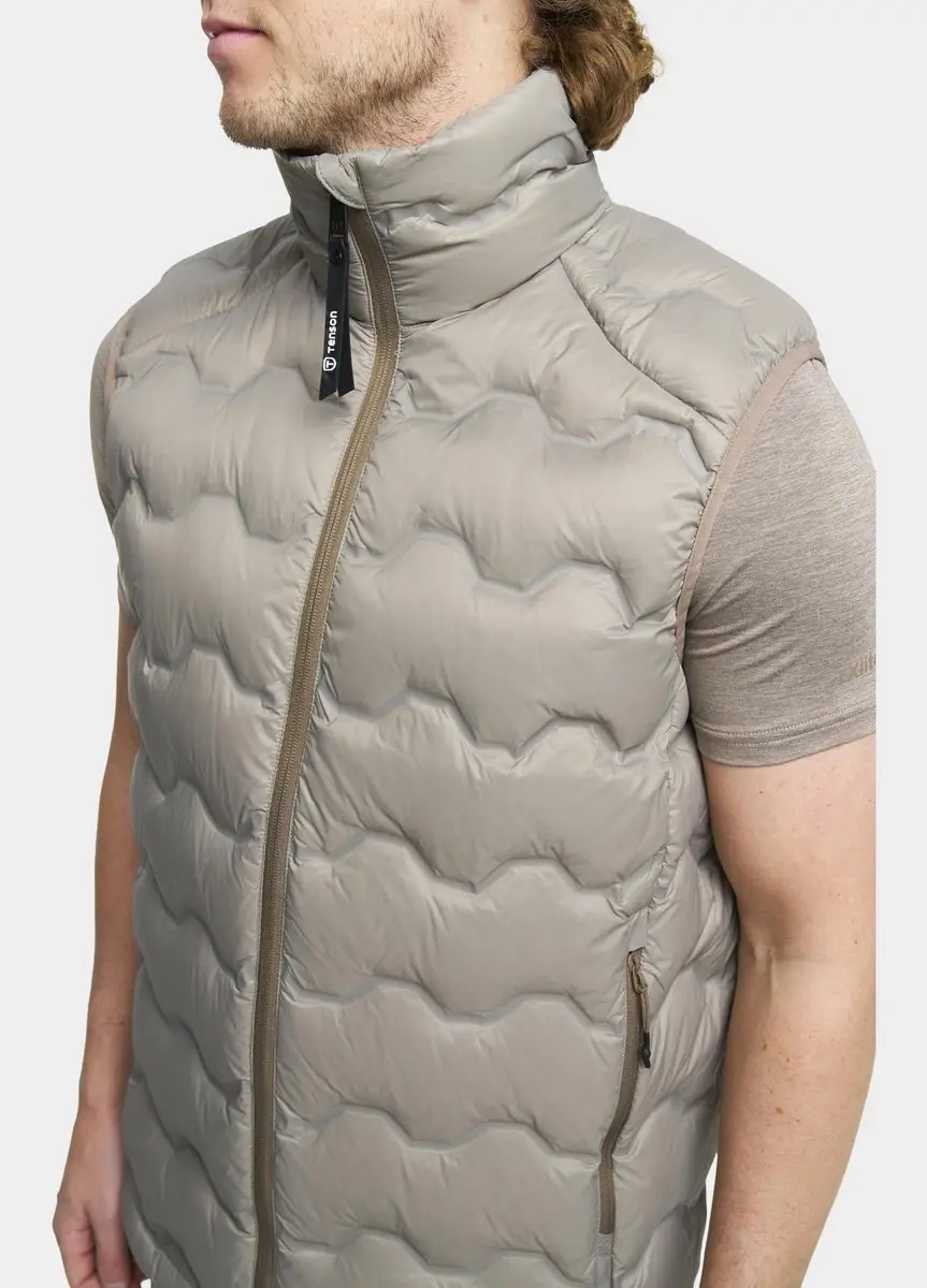 Tenson TXLite Shibui Down Bodywarmer Heren - Taupe L - afbeelding 3 van 6