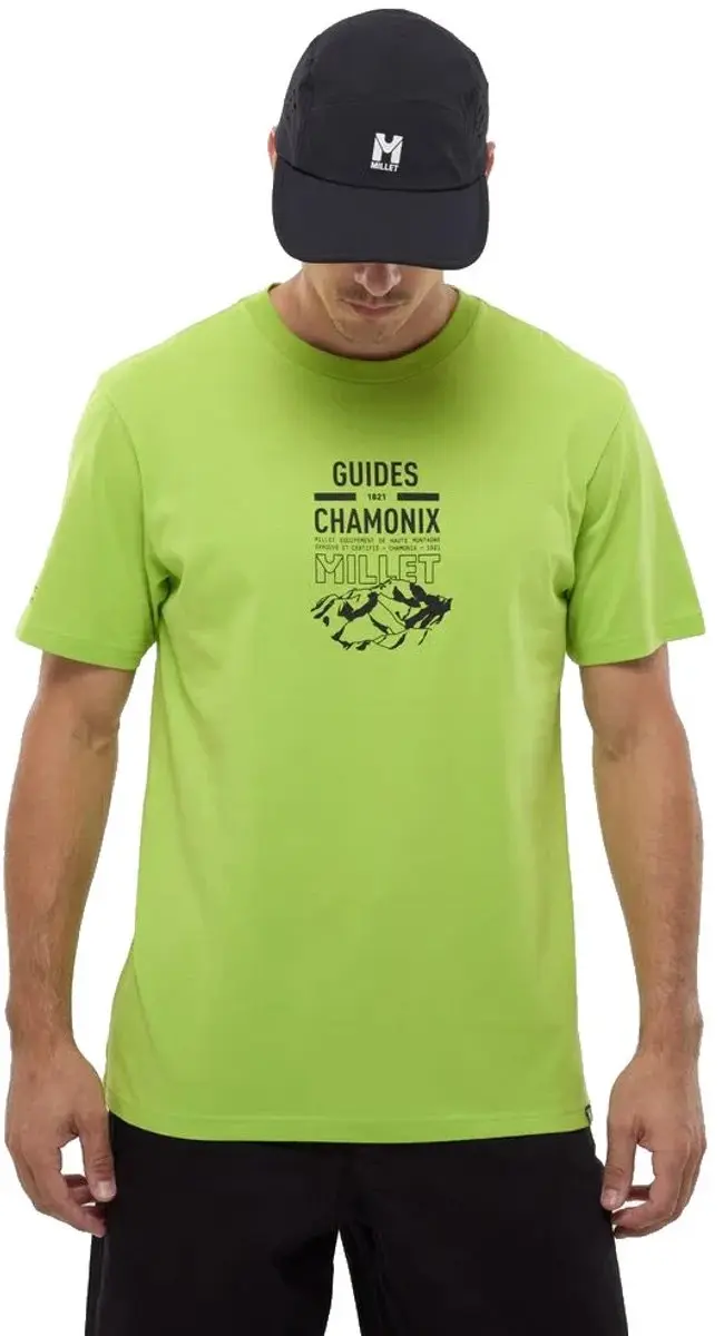 Millet Compagnie Des Guides Chamonix T-shirt Met Korte Mouwen Groen M Man