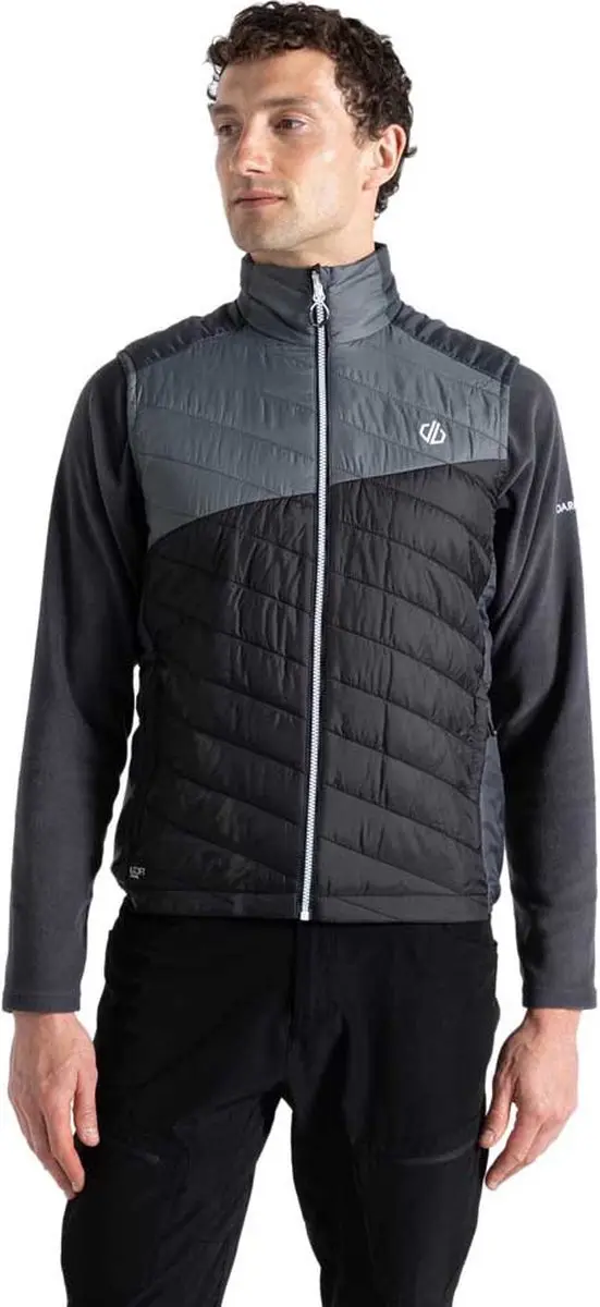 Dare2b Touring Fleece Met Volledige Rits Zwart,Grijs L Man