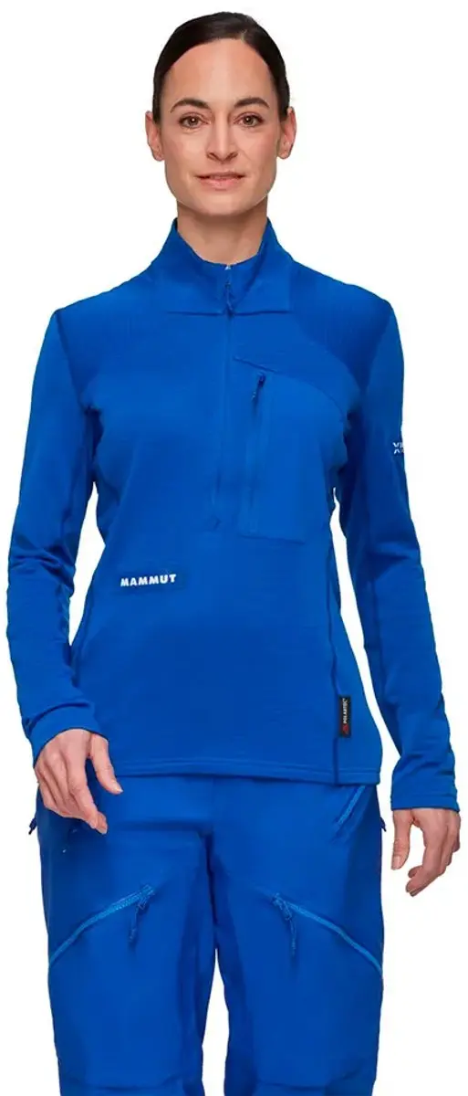 Mammut Eiger Nordwand Advanced Fl Sweatshirt Met Halve Rits Blauw S Vrouw