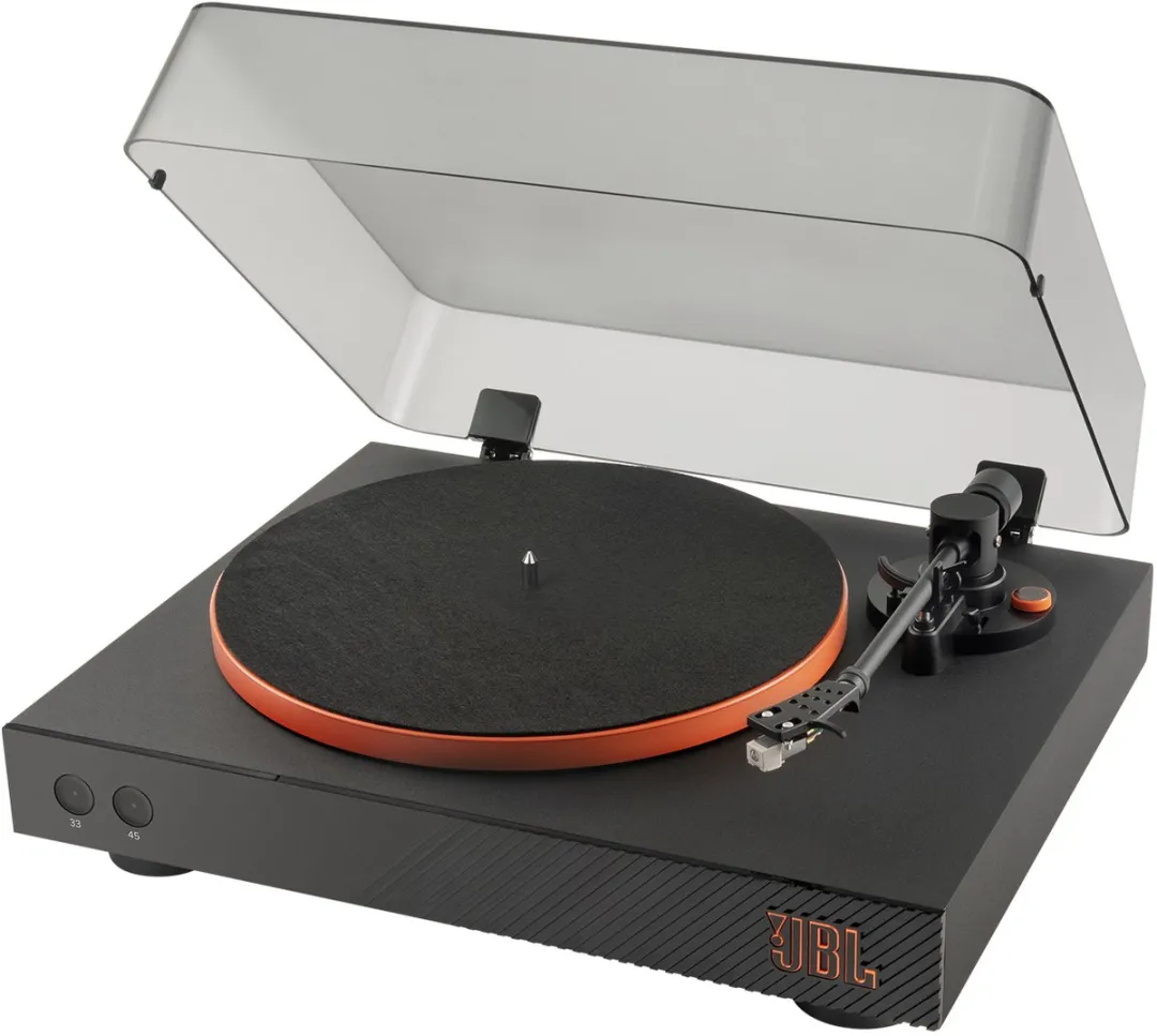 JBL Spinner BT Draaitafel - Bluetooth - 33/45 RPM - Zwart - afbeelding 6 van 6