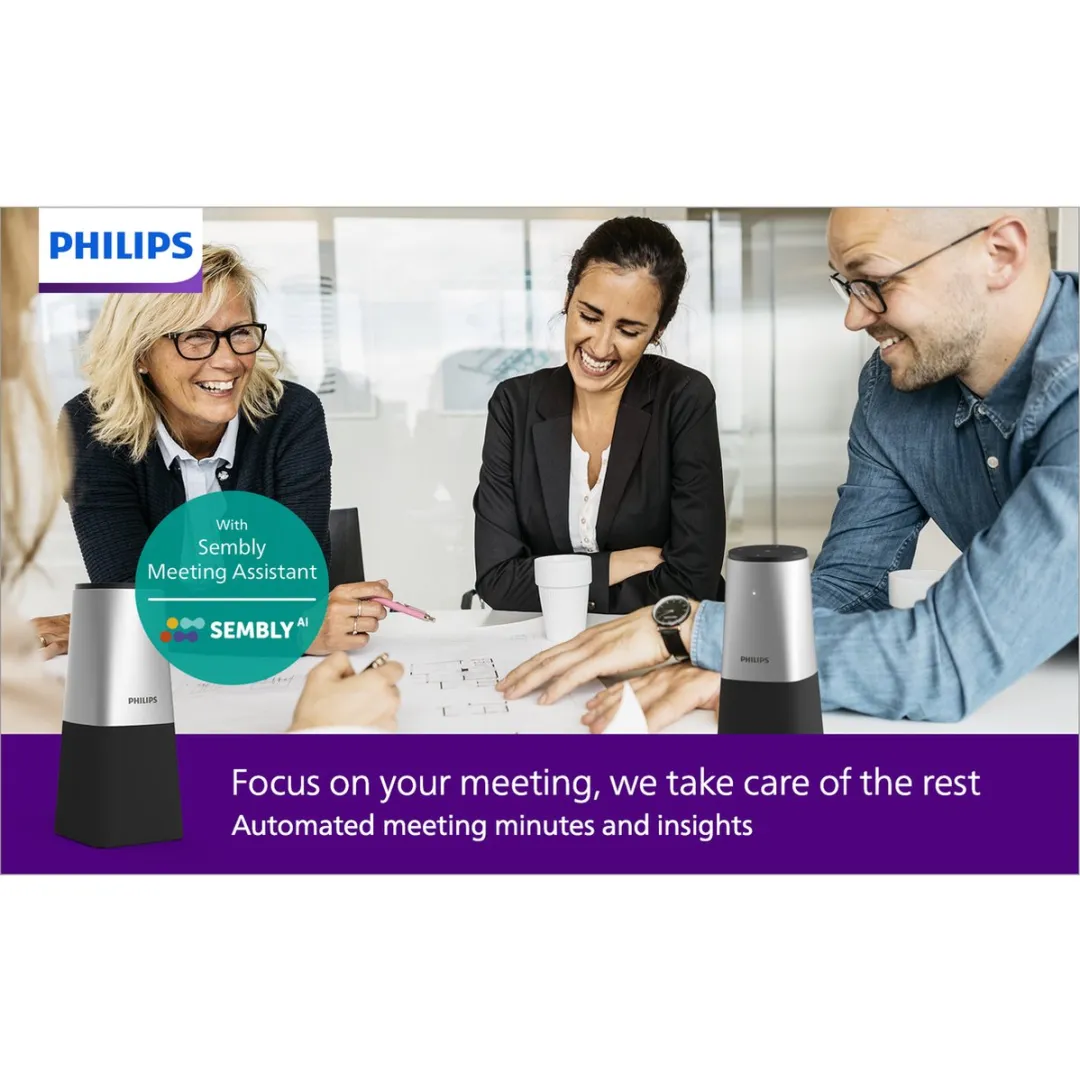 Philips SmartMeeting PSE0540 Draadloze Conferentiemicrofoon - Zwart