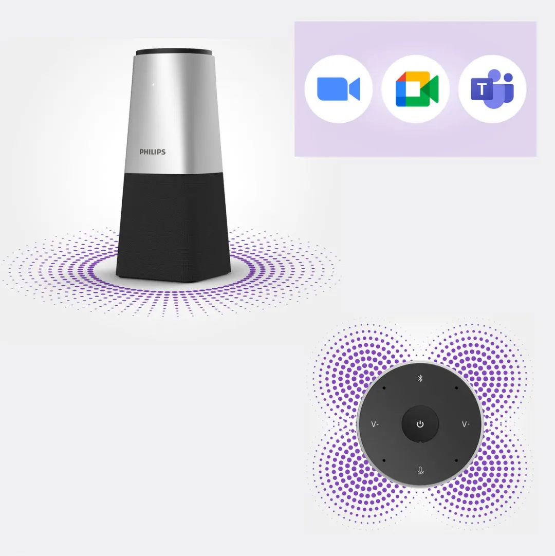 Philips SmartMeeting PSE0540 Draadloze Conferentiemicrofoon - Zwart
